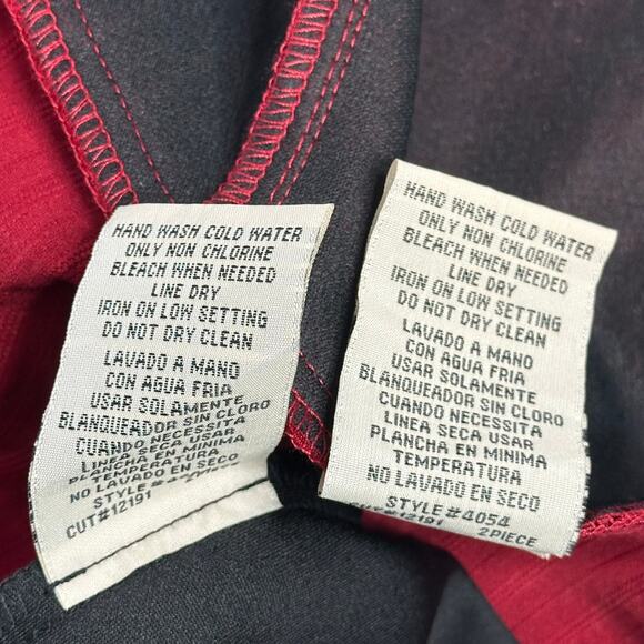 NWT Maya Brooke Red/Black 2 Piece Dress Suit Lace Trim Blazer Set Womens Size 16 - Picture 14 of 16